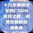 十九岁暴躁少女的CSGO竞技之路，免费观看的热血青春  第1张