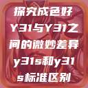 探究成色好Y31与Y31之间的微妙差异y31s和y31s标准区别  第1张