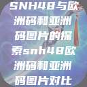 SNH48与欧洲码和亚洲码图片的探索snh48欧洲码和亚洲码图片对比  第1张