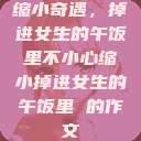 缩小奇遇，掉进女生的午饭里不小心缩小掉进女生的午饭里 的作文  第1张