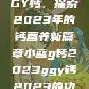 小蓝G钙与GGY钙，探索2023年的钙营养新篇章小蓝g钙2023ggy钙2023的功能介绍  第1张