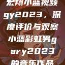 宏翔小蓝视频gy2023，深度评价与观察小蓝彩虹男gary2023的音乐作品  第1张