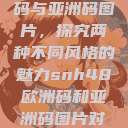 SNH48欧洲码与亚洲码图片，探究两种不同风格的魅力snh48欧洲码和亚洲码图片对比  第1张