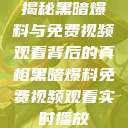 揭秘黑暗爆料与免费视频观看背后的真相黑暗爆料免费视频观看实时播放  第1张