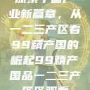 探索中国产业新篇章，从一二三产区看99精产国的崛起99精产国品一二三产区区观看  第1张