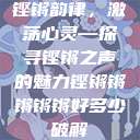 铿锵韵律，激荡心灵—探寻铿锵之声的魅力铿锵锵锵锵锵好多少破解  第1张