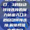 探索秘密入口，3秒自动转接连接的魔力秘密入口3秒自动转接连接:解锁网络奇妙之门  第1张