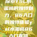 探索YSL水蜜桃的独特魅力，86入口的独特体验ysl水蜜桃86入口直播  第1张
