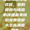 最美情侣免费视频，爱的模样与情感的传递最美情侣免费视频大全高清版观看  第1张