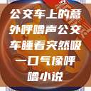 公交车上的意外呼噜声公交车睡着突然吸一口气像呼噜小说  第1张