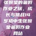 张婉莹的暑假作业之旅，成长与挑战14岁初中生张婉莹暑假作业网站  第1张
