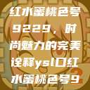 揭秘YSL口红水蜜桃色号9229，时尚魅力的完美诠释ysl口红水蜜桃色号92295  第1张