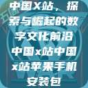 中国X站,探索与崛起的数字文化前沿中国x站中国x站苹果手机安装包 第1张 中国X站,探索与崛起的数字文化前沿中国x站中国x站苹果手机安装包 第1张