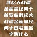 武松大战潘金莲最经典十首歌曲武松大战潘金莲最经典十首歌曲名字叫什么  第1张