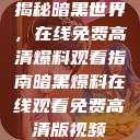揭秘暗黑世界，在线免费高清爆料观看指南暗黑爆料在线观看免费高清版视频  第1张