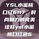 YSL水蜜桃口红6117，时尚魅力的完美诠释ysl水蜜桃口红色6  第1张
