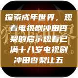 探索成年世界，观看电视剧冲田杏梨的启示观看已满十八岁电视剧冲田杏梨让五  第1张