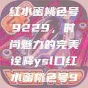 揭秘YSL口红水蜜桃色号9229，时尚魅力的完美诠释ysl口红水蜜桃色号92295  第1张