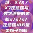 探索未知领域，X7X7X7任意噪与数字通信的奥秘x7x7x7任意噪106是杂牌子吗知乎  第1张