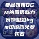 暴躁姐姐BGM的国语魅力暴躁姐姐bgm国语版免费观看  第1张