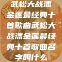 武松大战潘金莲最经典十首歌曲武松大战潘金莲最经典十首歌曲名字叫什么  第1张