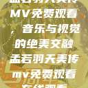 孟若羽天美传MV免费观看，音乐与视觉的绝美交融孟若羽天美传mv免费观看在线观看  第1张