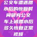 公交车遭遇蹭水后的恢复时间研究公交车上被蹭水后多久恢复正常视频  第1张