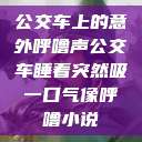 公交车上的意外呼噜声公交车睡着突然吸一口气像呼噜小说  第1张