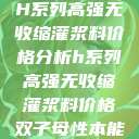 H系列高强无收缩灌浆料价格分析h系列高强无收缩灌浆料价格双子母性本能  第1张