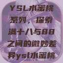 YSL水蜜桃系列，探索满十八与88之间的微妙差异ysl水蜜桃  第1张
