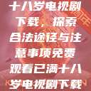 免费观看已满十八岁电视剧下载，探索合法途径与注意事项免费观看已满十八岁电视剧下载在线播放  第1张