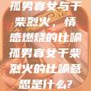 孤男寡女与干柴烈火，情感燃烧的比喻孤男寡女干柴烈火的比喻意思是什么?  第1张