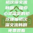 初次深交流韩剧，探索心灵深处的初次碰撞初次深交流韩剧免费观看  第1张