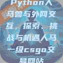 Python人马兽与外网交互，探索、挑战与机遇人马一级csgo交易网站  第1张