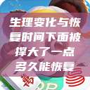 生理变化与恢复时间下面被撑大了一点多久能恢复  第1张