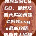 暴躁老阿姨教你玩转CSGO，最新攻略大揭秘暴躁老阿姨csgo最新攻略 适合五十岁阿姨  第1张