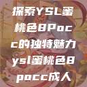 探索YSL蜜桃色8Pocc的独特魅力ysl蜜桃色8pocc成人  第1张