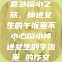 意外缩小之旅，掉进女生的午饭里不小心缩小掉进女生的午饭里 的作文  第1张