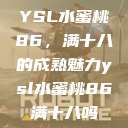 YSL水蜜桃86，满十八的成熟魅力ysl水蜜桃86满十八吗  第1张