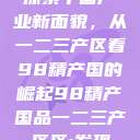 探索中国产业新面貌，从一二三产区看98精产国的崛起98精产国品一二三产区区:发现  第1张
