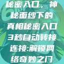 秘密入口，神秘面纱下的真相秘密入口3秒自动转接连接:解锁网络奇妙之门  第1张