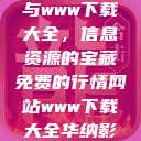免费行情网站与www下载大全，信息资源的宝藏免费的行情网站www下载大全华纳影业  第1张