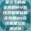 星空下的麻花传剧MV在线观看体验麻花传剧mv在线看星空影视评价  第1张