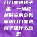 几几寒进桃子里，一场跨越时空的奇妙旅程几几寒进桃子里什么意思  第1张