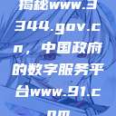 揭秘www.3344.gov.cn，中国政府的数字服务平台www.91.com  第1张