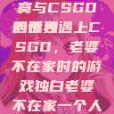 老婆不在家，一个人的寂寞与CSGO的世界
当孤独遇上CSGO，老婆不在家时的游戏独白老婆不在家一个人寂寞王者文案  第1张