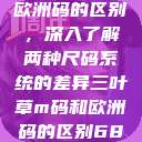 三叶草m码和欧洲码的区别，深入了解两种尺码系统的差异三叶草m码和欧洲码的区别6868  第1张