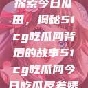 探索今日瓜田，揭秘51cg吃瓜网背后的故事51cg吃瓜网今日吃瓜反差婊  第1张