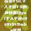 探索YSL千人千色T9的神秘面纱ysl千人千色t9t9t9t9mba官网  第1张