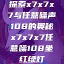 探索x7x7x7与任意噪声108的奥秘x7x7x7任意噪108坐红绿灯  第1张